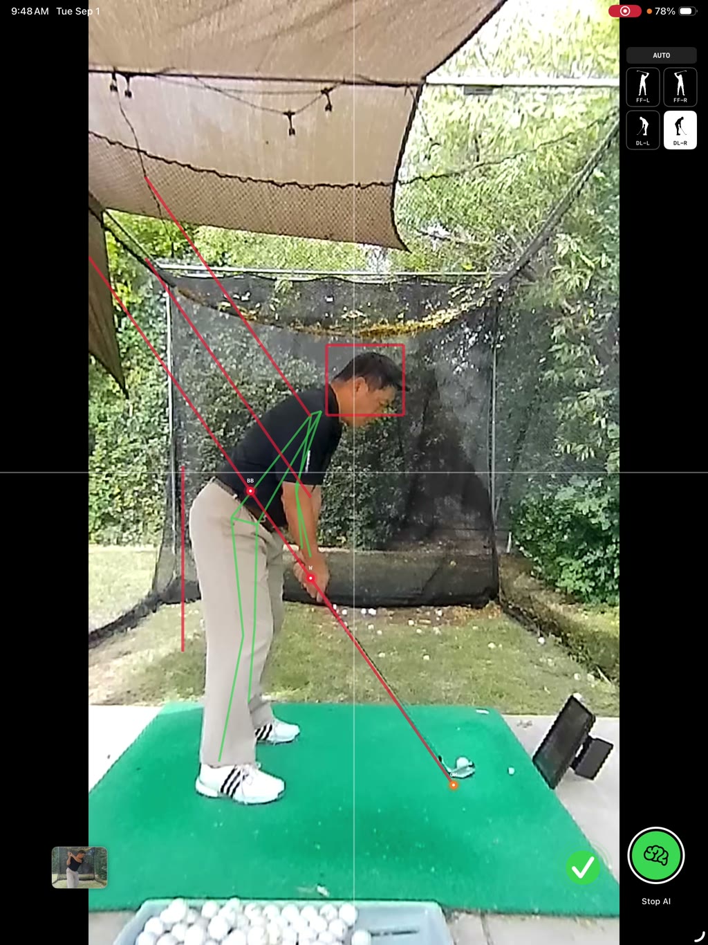 Back, close, Start AI